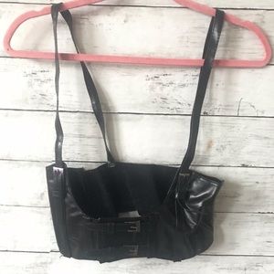 Leather Dress/Top Cover Vest
